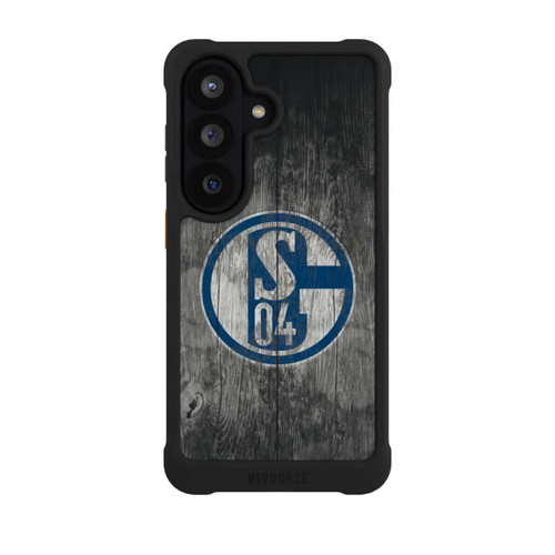Samsung Galaxy S26 NIVOmax Schalke 04 Holz Look