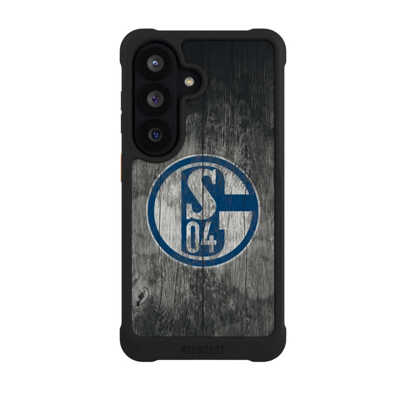Galaxy S26 NIVOmax Schalke 04 Holz Look