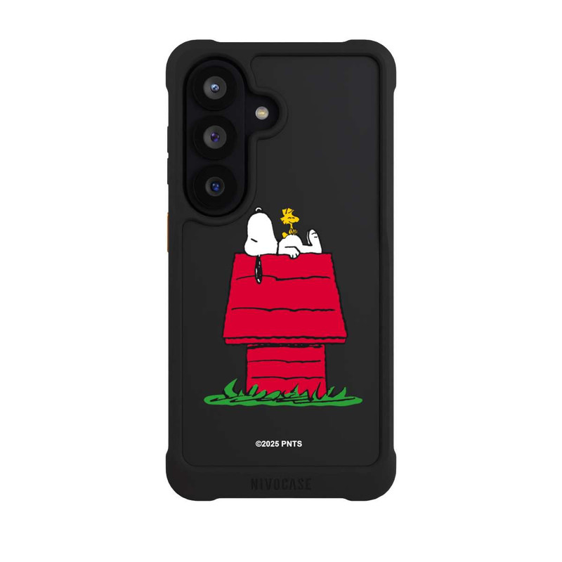 Galaxy S26 NIVOmax Snoopy and Woodstock Classic transparent