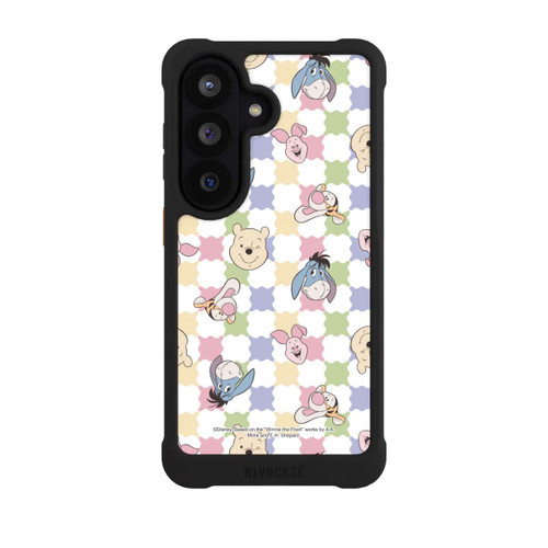 Samsung Galaxy S26 NIVOmax Winnie Puuh und Freunde farbenfrohes Muster