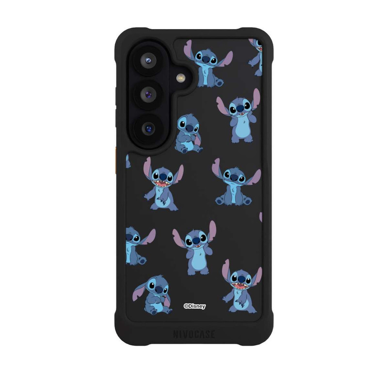 Galaxy S26 NIVOmax Stitch Faces Pattern Transparent