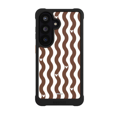 Samsung Galaxy S26 NIVOmax Mickey Mouse Brown Pattern Waves