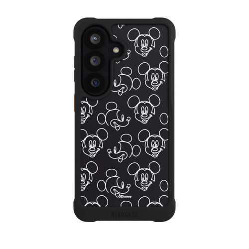 Samsung Galaxy S26 NIVOmax Disney Mickey Muster Schwarz