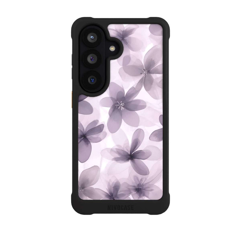 Galaxy S26 NIVOmax Fliederfarbenes Blumenmuster mit KI