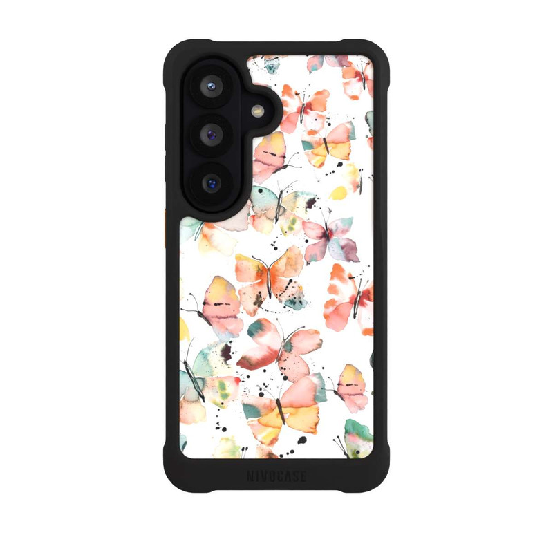 Galaxy S26 NIVOmax Butterflies Watercolor Pattern