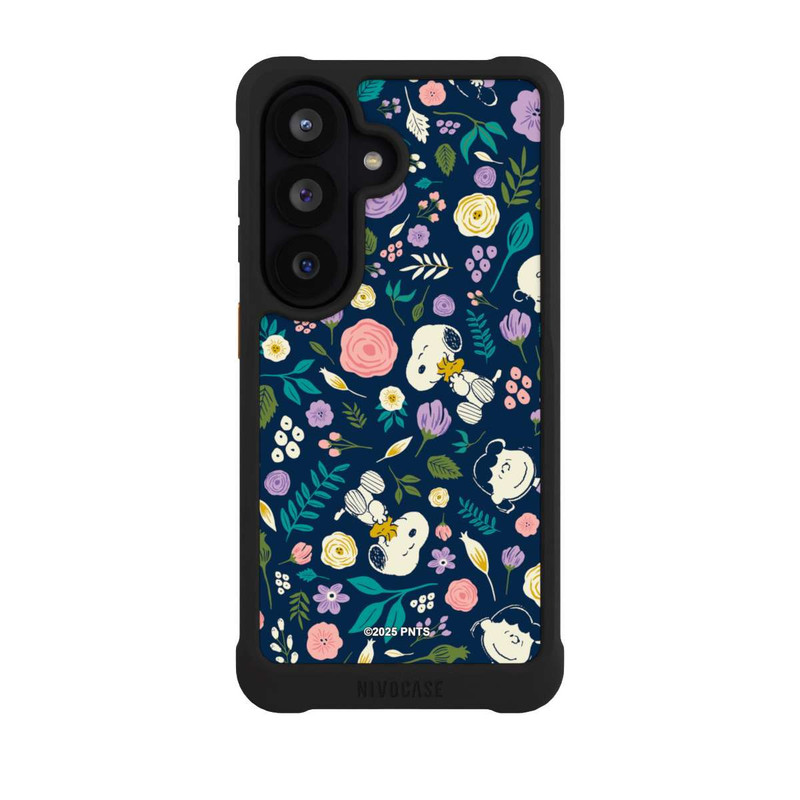 Galaxy S26 NIVOmax Peanuts Dark Flower Pattern