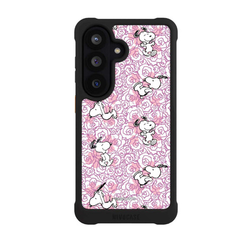 Samsung Galaxy S26 NIVOmax Peanuts Pink Roses Pattern