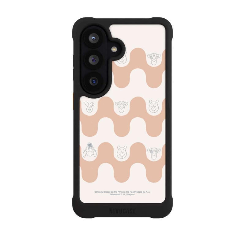 Galaxy S26 NIVOmax Winnie the Pooh and Friends Boho Waves Pattern