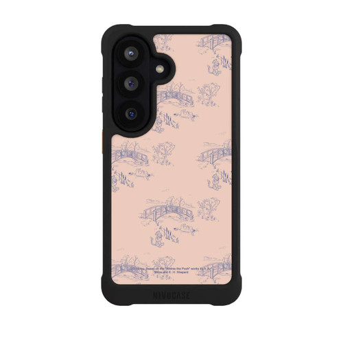 Samsung Galaxy S26 NIVOmax Winnie the Pooh Retro Pattern Bridges Pink