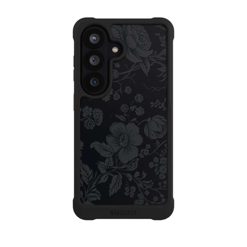 Samsung Galaxy S26 NIVOmax Dunkle Blumen Vintageoptik