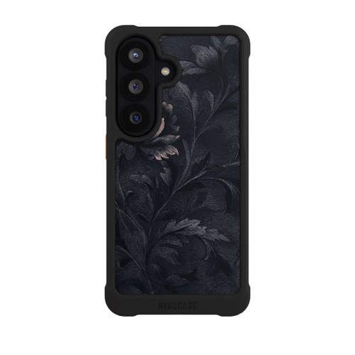 Samsung Galaxy S26 NIVOmax Dunkles Blumenmuster Vintage