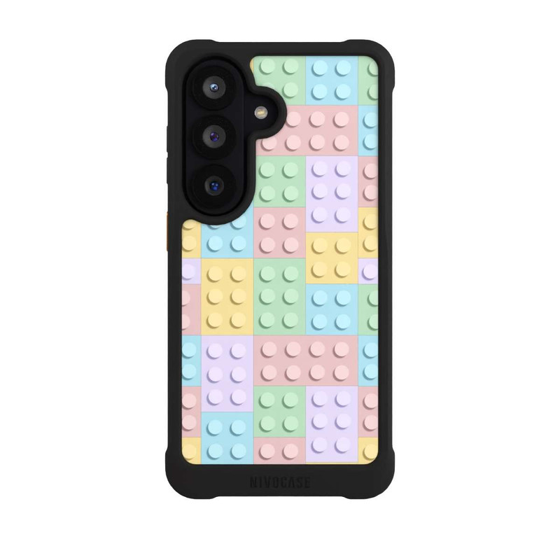 Galaxy S26 NIVOmax Modèle de blocs colorés