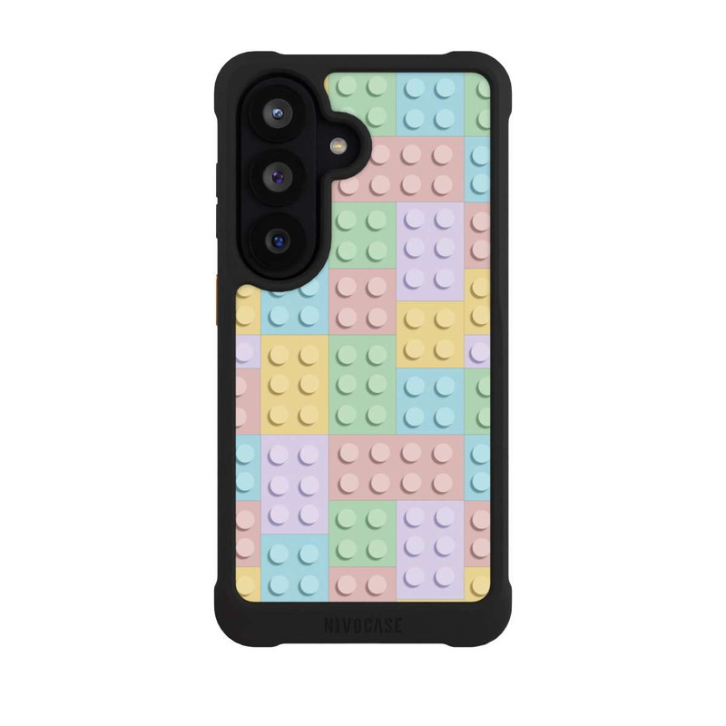 Galaxy S26 NIVOmax Modèle de blocs colorés