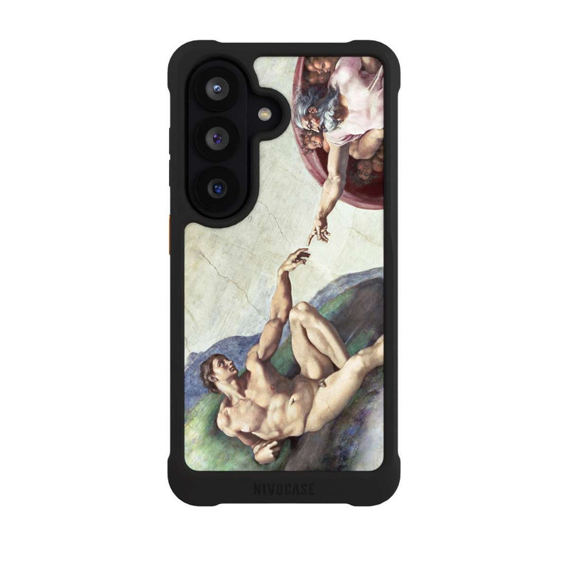 Galaxy S26 NIVOmax Michelangelo Buonarroti Création d'Adam