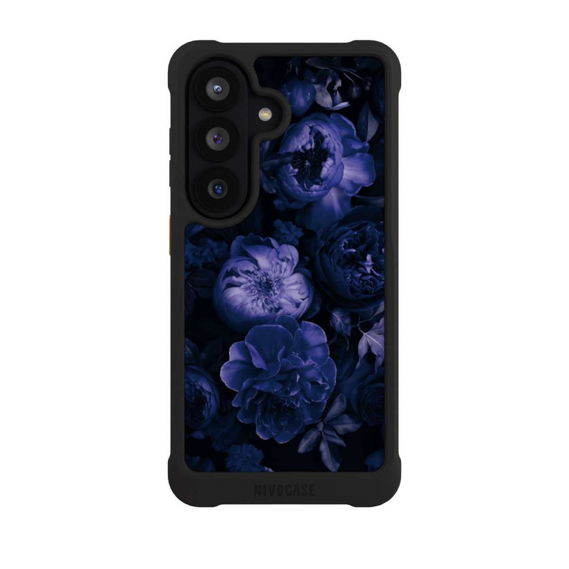 Galaxy S26 NIVOmax Victorian Grandeur Large Flowers Purple Mit KI