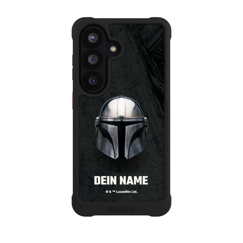 Samsung Galaxy S26 NIVOmax Star Wars Mandalorian Black Helmet Personalisierbar