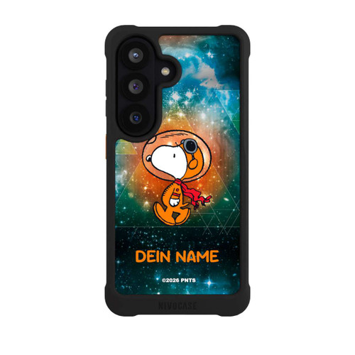 Samsung Galaxy S26 NIVOmax Snoopy Voyageur de l'espace Personnalisable