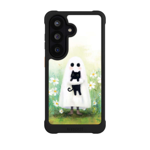 Samsung Galaxy S26 NIVOmax Geist und Katze Halloween mit KI