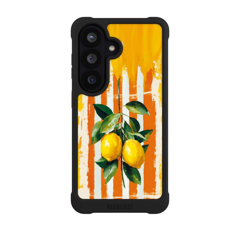 Galaxy S26 NIVOmax Summer Lemons on Stripes with AI