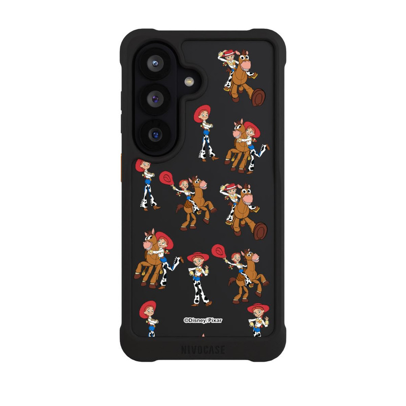 Galaxy S26 NIVOmax Toy Story 5 Jessie Cowboy Pattern Transparent