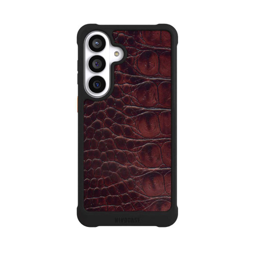 Samsung Galaxy S26+ NIVOmax Cuir de Crocodile