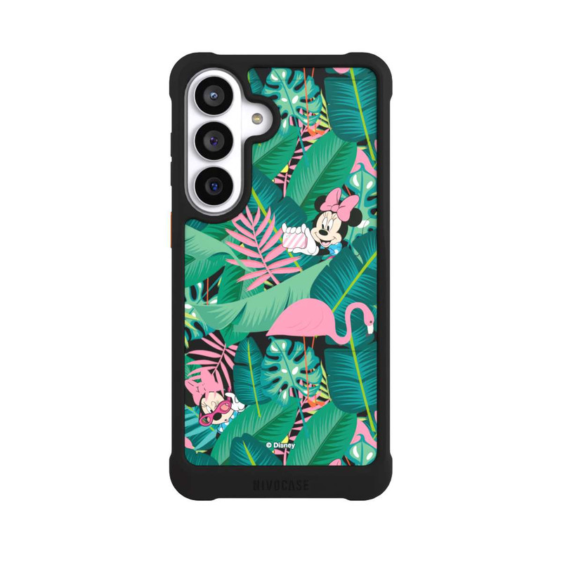 Galaxy S26+ NIVOmax Minnie Summer Palmblätter ohne Hintergrund