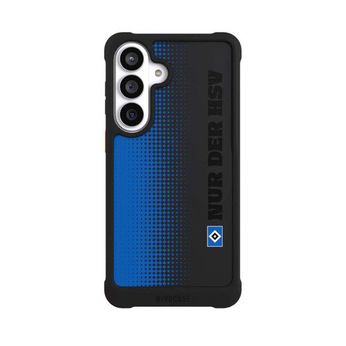 Samsung Galaxy S26+ NIVOmax Nur der HSV - Rautenraster Blau - ohne Hintergrund
