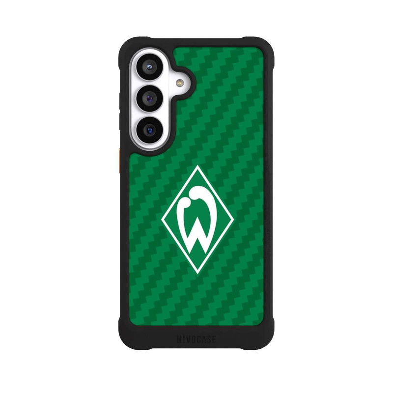 Galaxy S26+ NIVOmax Carbonlook - Werder Bremen