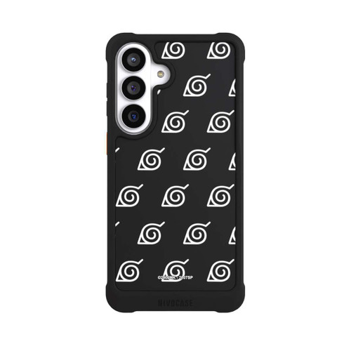 Samsung Galaxy S26+ NIVOmax Weißes Konoha-Muster Transparent