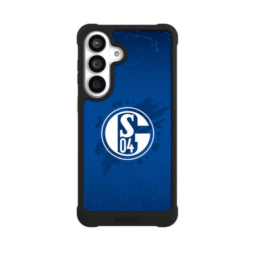 Samsung Galaxy S26+ NIVOmax Schalke 04 Farbe Fleck Blau