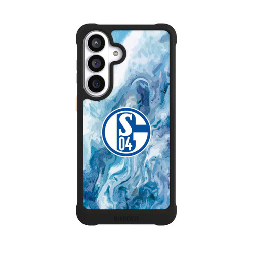 Samsung Galaxy S26+ NIVOmax Schalke 04 Flüssig Blau