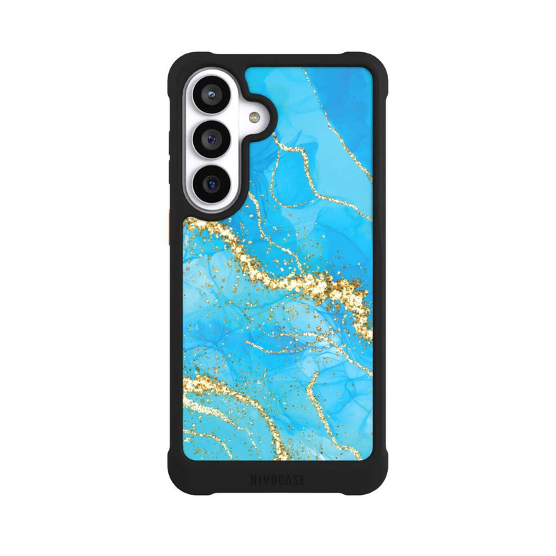 Galaxy S26+ NIVOmax Turquoise Gold Wallpaper