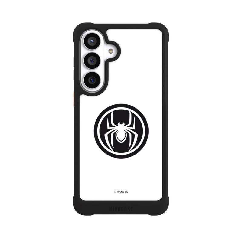 Galaxy S26+ NIVOmax Spider-Man Logo White