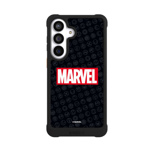 Samsung Galaxy S26+ NIVOmax Marvel Logo Black Red