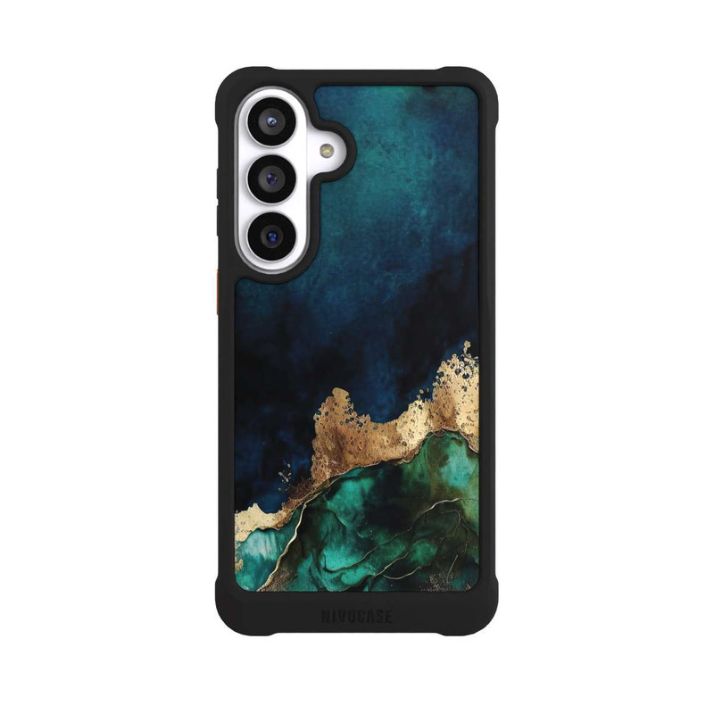 Galaxy S26+ NIVOmax Petrolblau mit Gold