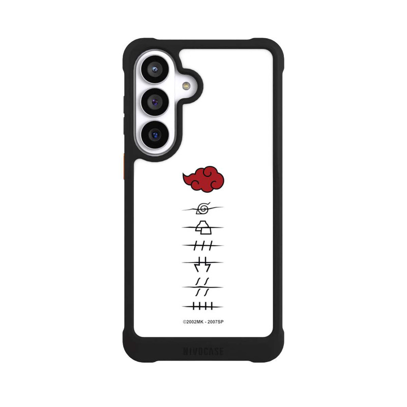 Galaxy S26+ NIVOmax Symboles blancs des membres d'Akatsuki