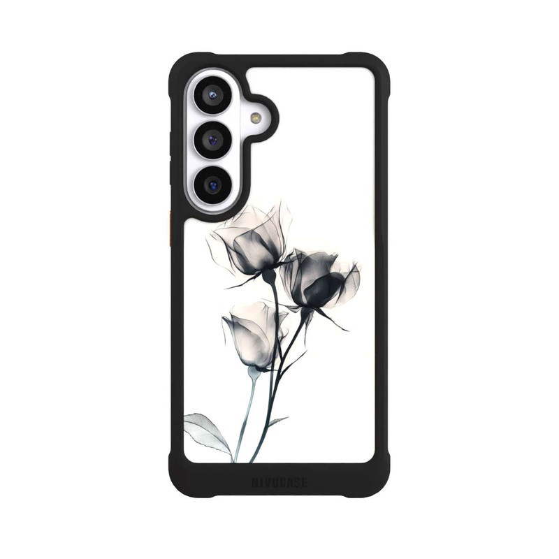 Galaxy S26+ NIVOmax Schwarze Blume