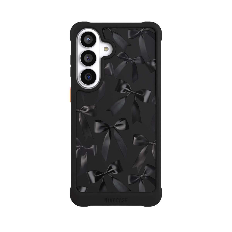 Galaxy S26+ NIVOmax Schwarze Satinschleifen