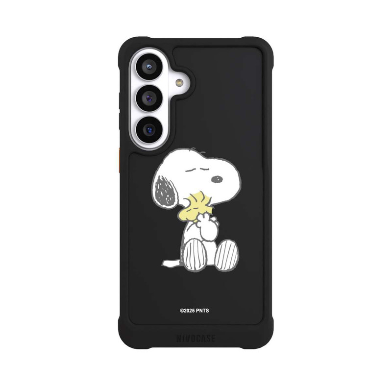 Galaxy S26+ NIVOmax Snoopy And Woodstock Cuddling transparent