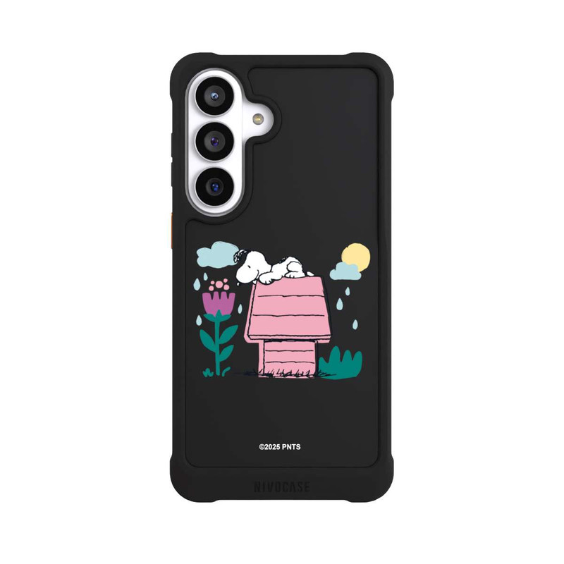 Galaxy S26+ NIVOmax Snoopy Hundehütte Frühling transparent