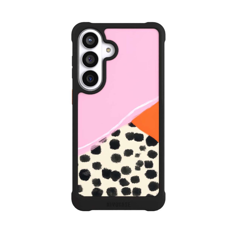 Galaxy S26+ NIVOmax Rosa und Orange Gepunkteter Hintergrund