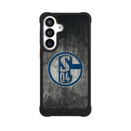 Samsung Galaxy S26+ NIVOmax Schalke 04 Holz Look