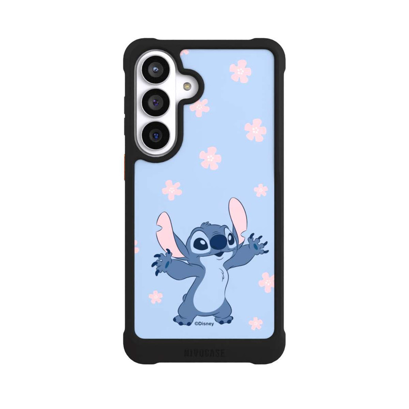 Galaxy S26+ NIVOmax Stitch Pastel Flowers Blue