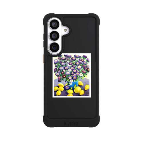 Samsung Galaxy S26+ NIVOmax Purple Asters and Lemons by Christopher Ryland
