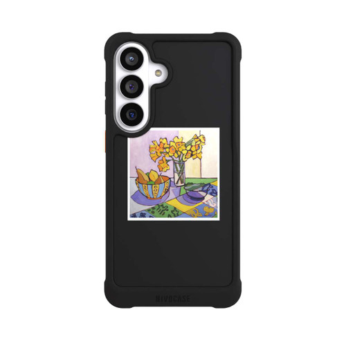 Samsung Galaxy S26+ NIVOmax Daffodil Patchwork, 2023, by Catherine J Martzloff