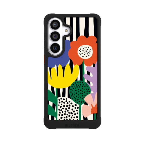 Samsung Galaxy S26+ NIVOmax Flowers Striped Background