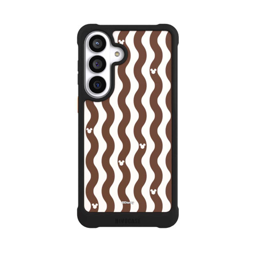 Samsung Galaxy S26+ NIVOmax Mickey Mouse Brown Pattern Waves