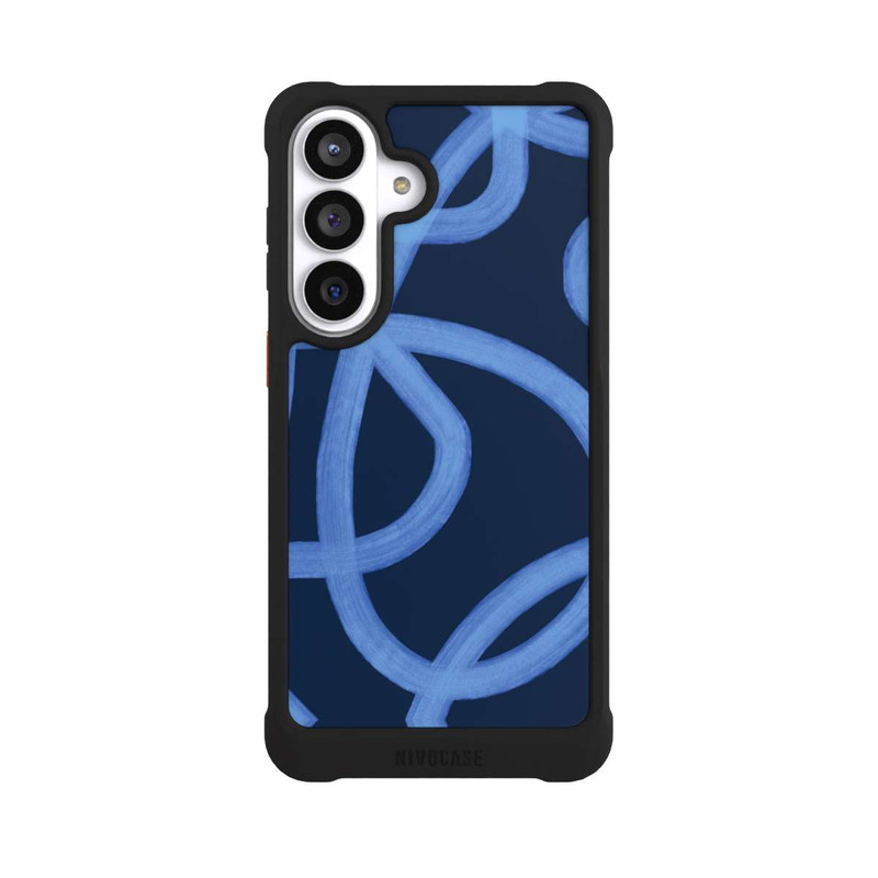 Galaxy S26+ NIVOmax Laced Up Tones of Blue