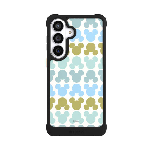Samsung Galaxy S26+ NIVOmax Disney Mickey Icon Pattern Green and Blue