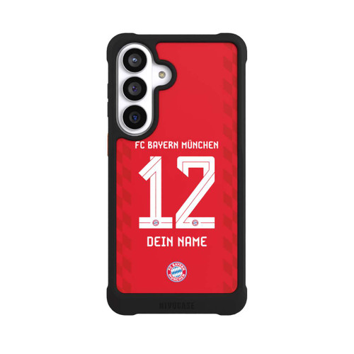 Samsung Galaxy S26+ NIVOmax FC Bayern München Trikot Personalisierbar 25-26